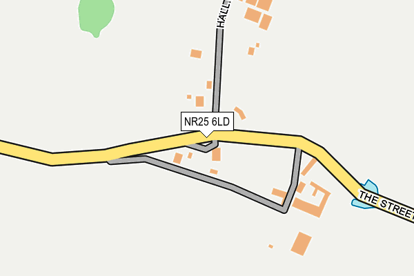 NR25 6LD map - OS OpenMap – Local (Ordnance Survey)