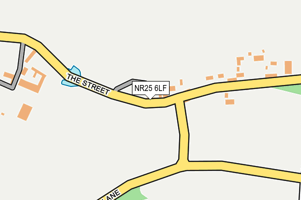 NR25 6LF map - OS OpenMap – Local (Ordnance Survey)