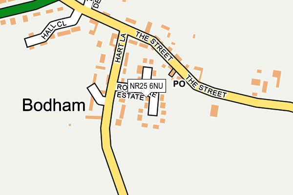 NR25 6NU map - OS OpenMap – Local (Ordnance Survey)