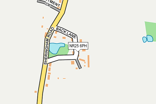 NR25 6PH map - OS OpenMap – Local (Ordnance Survey)