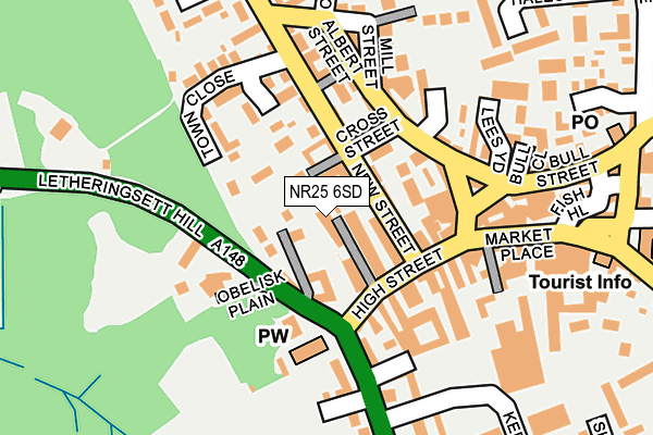 NR25 6SD map - OS OpenMap – Local (Ordnance Survey)