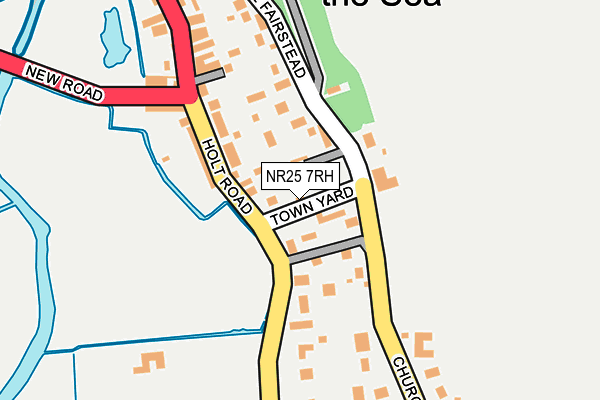 NR25 7RH map - OS OpenMap – Local (Ordnance Survey)