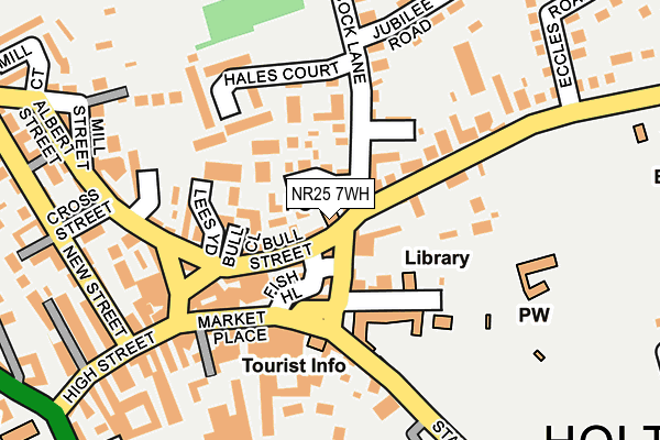 NR25 7WH map - OS OpenMap – Local (Ordnance Survey)