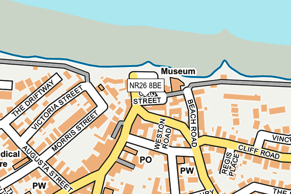 NR26 8BE map - OS OpenMap – Local (Ordnance Survey)