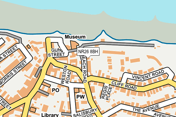 NR26 8BH map - OS OpenMap – Local (Ordnance Survey)
