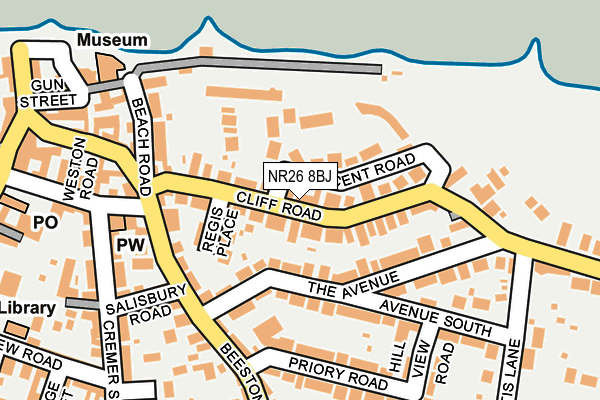 NR26 8BJ map - OS OpenMap – Local (Ordnance Survey)