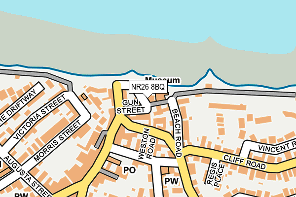 NR26 8BQ map - OS OpenMap – Local (Ordnance Survey)