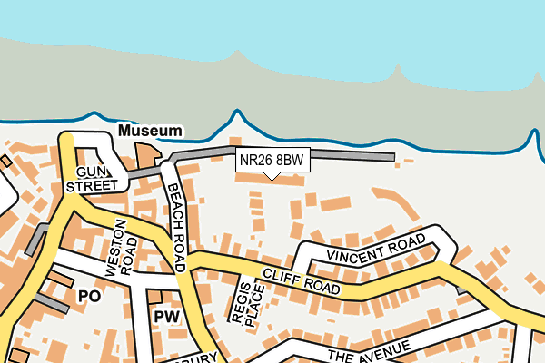NR26 8BW map - OS OpenMap – Local (Ordnance Survey)