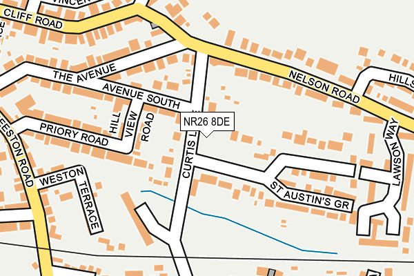 NR26 8DE map - OS OpenMap – Local (Ordnance Survey)