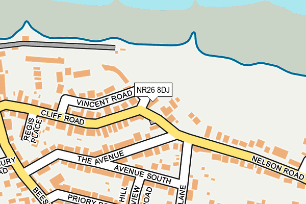 NR26 8DJ map - OS OpenMap – Local (Ordnance Survey)