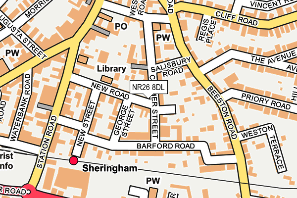 NR26 8DL map - OS OpenMap – Local (Ordnance Survey)