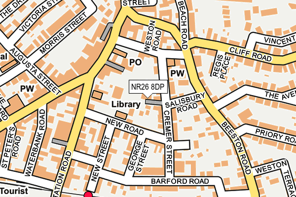 NR26 8DP map - OS OpenMap – Local (Ordnance Survey)