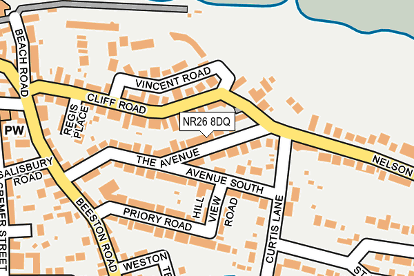NR26 8DQ map - OS OpenMap – Local (Ordnance Survey)