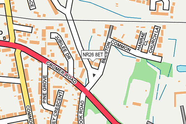 NR26 8ET map - OS OpenMap – Local (Ordnance Survey)