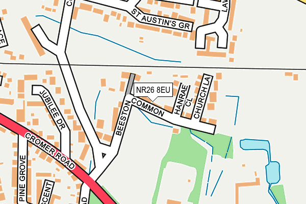 NR26 8EU map - OS OpenMap – Local (Ordnance Survey)