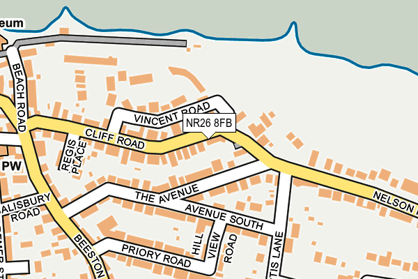 NR26 8FB map - OS OpenMap – Local (Ordnance Survey)