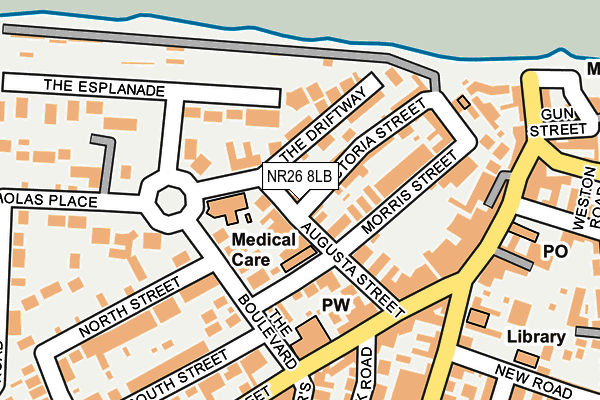 Map of 7 AUGUSTA STREET MANAGEMENT LTD at local scale