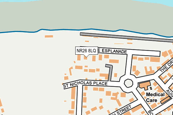 NR26 8LQ map - OS OpenMap – Local (Ordnance Survey)