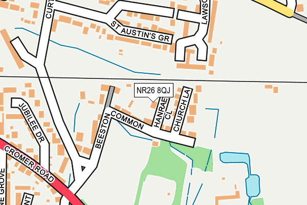 NR26 8QJ map - OS OpenMap – Local (Ordnance Survey)