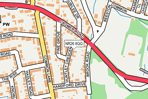 NR26 8QQ map - OS OpenMap – Local (Ordnance Survey)