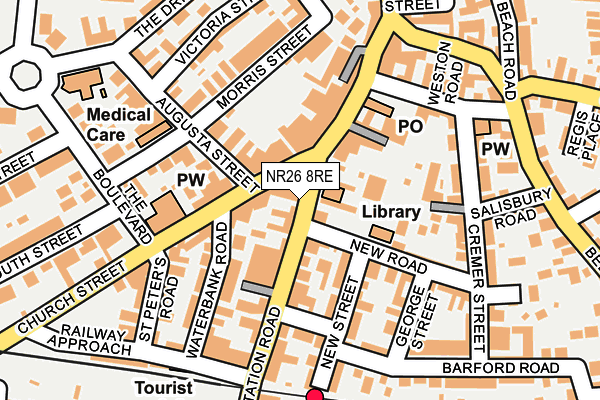 Map of PARRISS JEWELLERS LTD at local scale