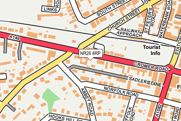 NR26 8RP map - OS OpenMap – Local (Ordnance Survey)