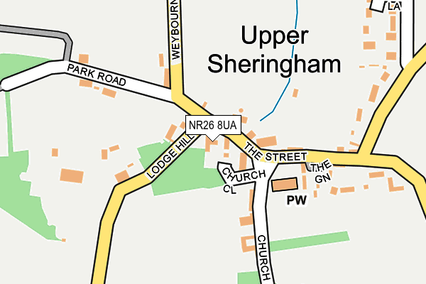 NR26 8UA map - OS OpenMap – Local (Ordnance Survey)