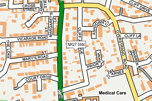 Map of KINGSWEAR FLATS LIMITED at local scale