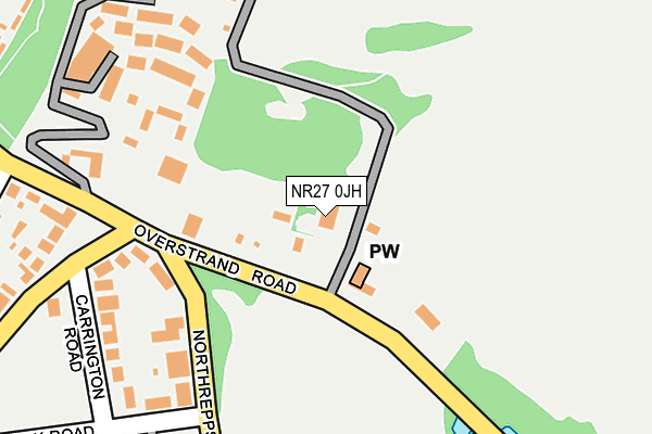 NR27 0JH map - OS OpenMap – Local (Ordnance Survey)