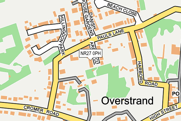 NR27 0PH map - OS OpenMap – Local (Ordnance Survey)