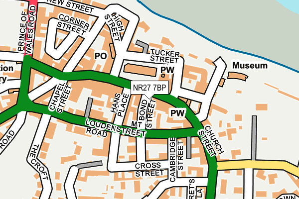 NR27 7BP map - OS OpenMap – Local (Ordnance Survey)