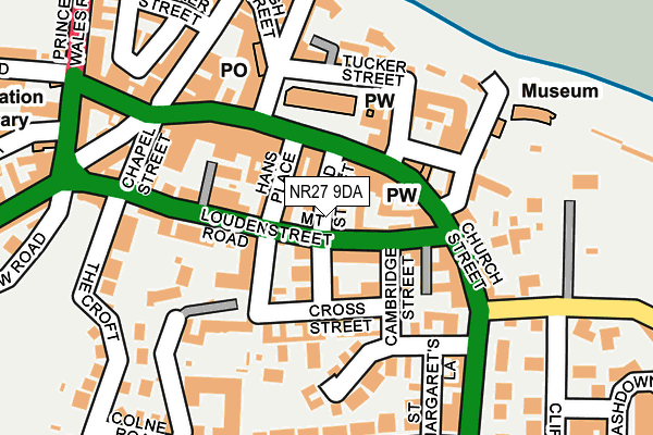 NR27 9DA map - OS OpenMap – Local (Ordnance Survey)