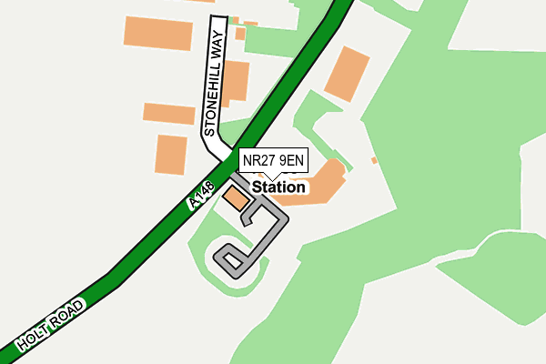 NR27 9EN map - OS OpenMap – Local (Ordnance Survey)