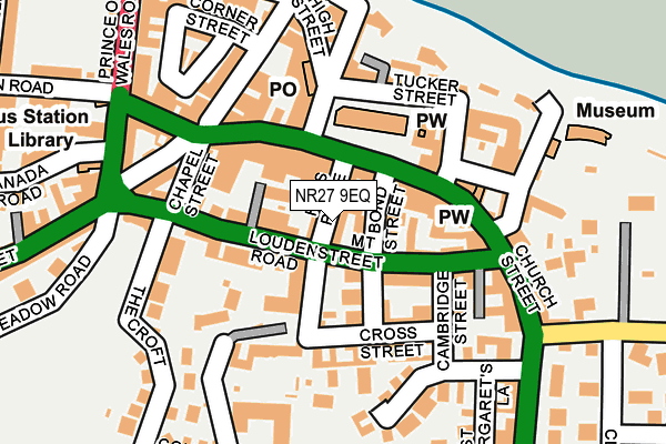 NR27 9EQ map - OS OpenMap – Local (Ordnance Survey)