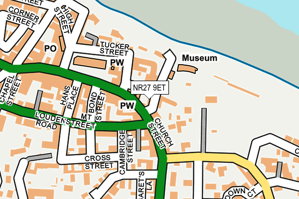 NR27 9ET map - OS OpenMap – Local (Ordnance Survey)