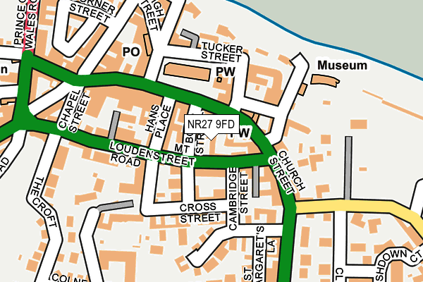 NR27 9FD map - OS OpenMap – Local (Ordnance Survey)