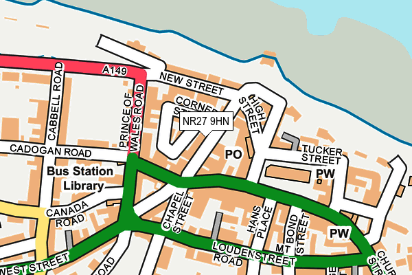 Map of CONSTANCE & THYME LTD at local scale