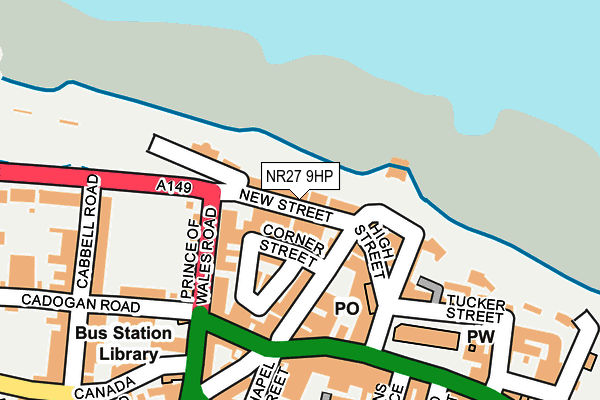 Map of PIER COURT (CROMER) MANAGEMENT COMPANY LIMITED at local scale