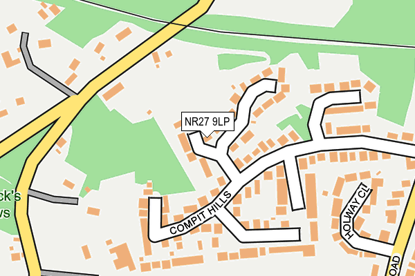 NR27 9LP map - OS OpenMap – Local (Ordnance Survey)