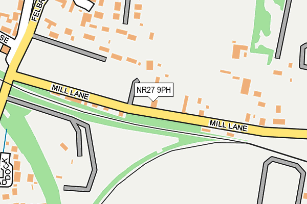 NR27 9PH map - OS OpenMap – Local (Ordnance Survey)