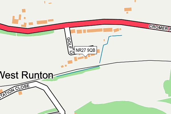 NR27 9QB map - OS OpenMap – Local (Ordnance Survey)