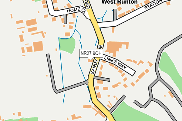 NR27 9QH map - OS OpenMap – Local (Ordnance Survey)