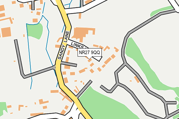 NR27 9QQ map - OS OpenMap – Local (Ordnance Survey)