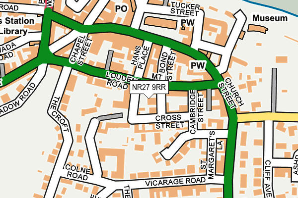 NR27 9RR map - OS OpenMap – Local (Ordnance Survey)