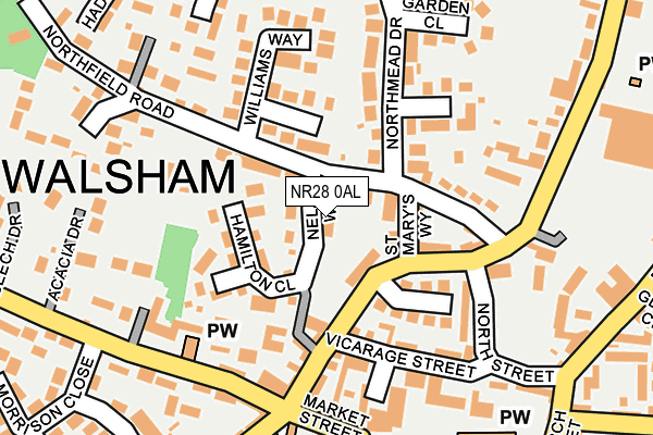 NR28 0AL map - OS OpenMap – Local (Ordnance Survey)