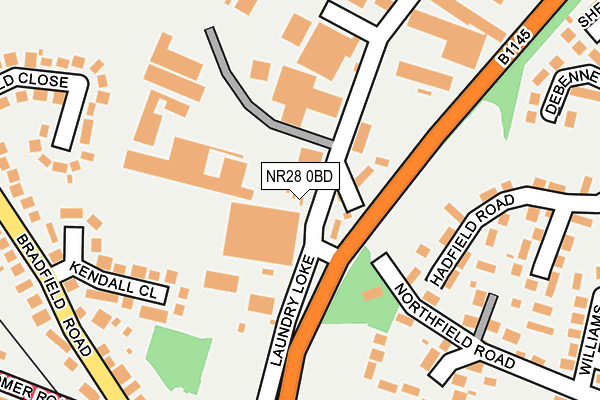 NR28 0BD map - OS OpenMap – Local (Ordnance Survey)