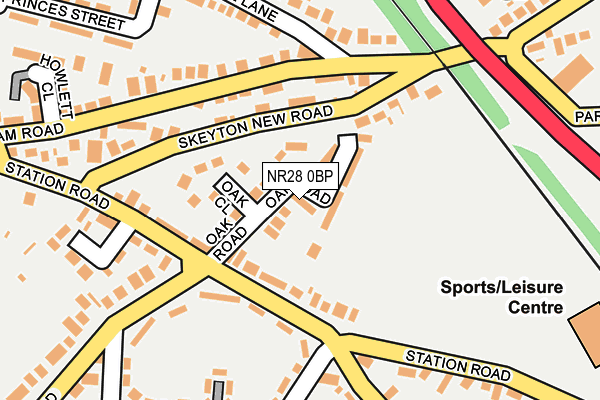 NR28 0BP map - OS OpenMap – Local (Ordnance Survey)