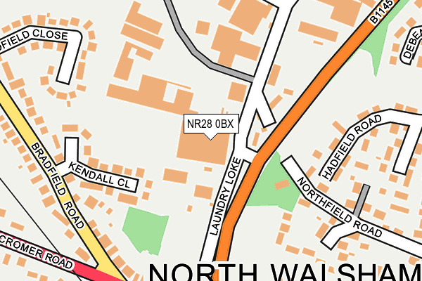 NR28 0BX map - OS OpenMap – Local (Ordnance Survey)