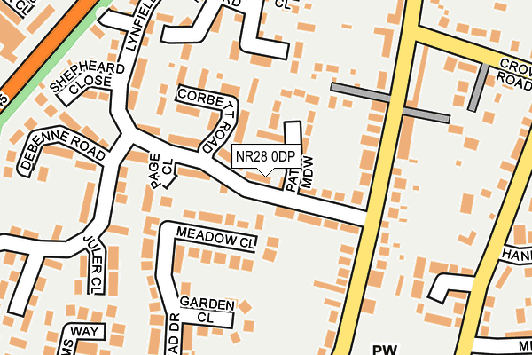 NR28 0DP map - OS OpenMap – Local (Ordnance Survey)