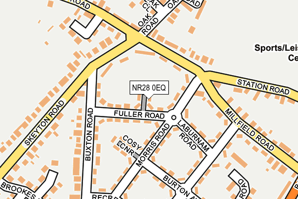NR28 0EQ map - OS OpenMap – Local (Ordnance Survey)